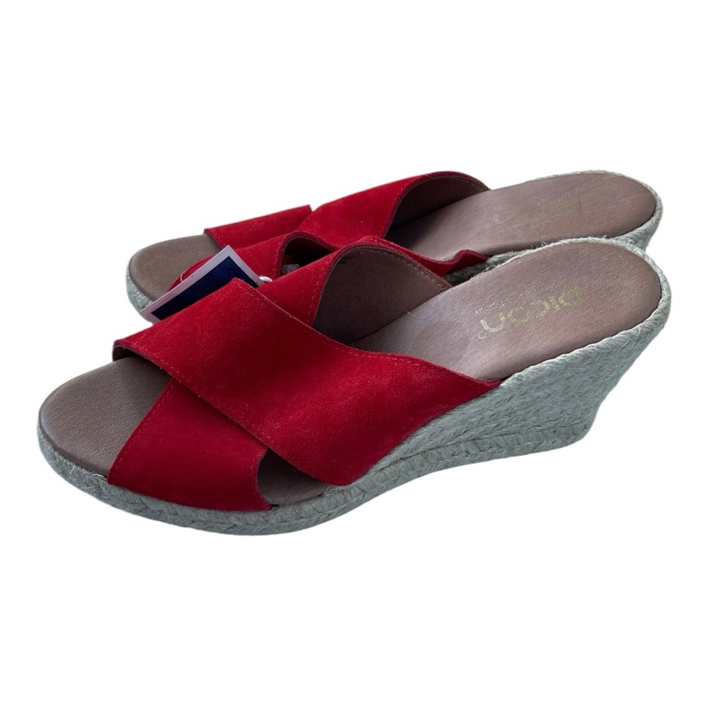 Picon Women's Red Wedge Sandals